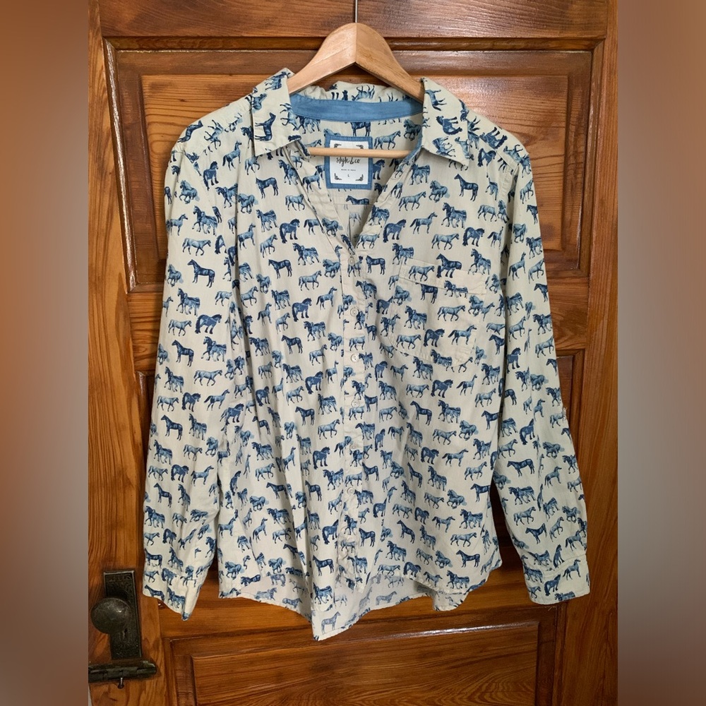 Horse Print Shirt